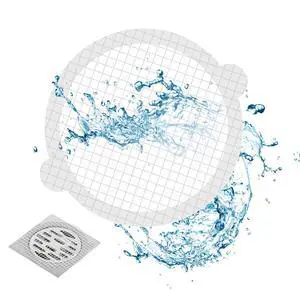 50pcs Disposable Shower Drain Hair Catcher Hair Trap for Shower Drain Mesh Stickers Shower Strainer for Bathroom Tub Kitchen Sink Shower Drain Cover Hair Stopper 50pcs Disposable Shower Drain Hair Catcher Hair Trap for Shower Drain Mesh Stickers Shower Strainer for Bathroom Tub Kitchen Sink Shower Drain Cover Hair Stopper