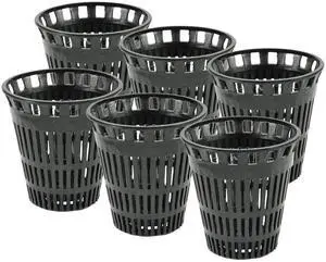 Catcher Replacement Baskets for Stand-Alone Shower Trap, Hair Drain Clog Prevention, Pack of 6, Black, (10739P) Catcher Replacement Baskets for Stand-Alone Shower Trap, Hair Drain Clog Prevention, Pack of 6, Black, (10739P)