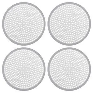 Shower Drain Hair Catcher - 2PCS 4.72 Shower Stall Sink Drain Cover Strainer, Stainless Steel Bathtub Hair Filter Trap Stopper, Bathroom Floor Screen Protector with Silicone Rim Shower Drain Hair Catcher - 2PCS 4.72 Shower Stall Sink Drain Cover Strainer, Stainless Steel Bathtub Hair Filter Trap Stopper, Bathroom Floor Screen Protector with Silicone Rim
