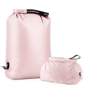 Compression Travel Laundry Bag for Dirty Clothes, Pump-Free Laundry Bag for Suitcase & Dorm, Waterproof Wet Dry Clothes Organizer, Large Capacity Space Saving Travel Bag (1 Pcs)(Pink, L) Compression Travel Laundry Bag for Dirty Clothes, Pump-Free Laundry Bag for Suitcase & Dorm, Waterproof Wet Dry Clothes Organizer, Large Capacity Space Saving Travel Bag (1 Pcs)(Pink, L)