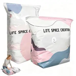 2Pcs (L/XL) No Pump Vacuum Storage Bags, Cube Compression Space Saver Bags for Clothes, Comforters, Blankets, Pillows and Bedding, Reusable Vacuum Seal Storage Bags 2Pcs (L/XL) No Pump Vacuum Storage Bags, Cube Compression Space Saver Bags for Clothes, Comforters, Blankets, Pillows and Bedding, Reusable Vacuum Seal Storage Bags