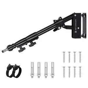 Ring Light Wall Mount 39.4", 180° Rotating Triangle Boom Arm Ring Light Wall Mount 39.4", 180° Rotating Triangle Boom Arm