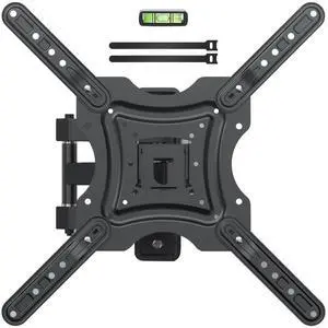 Full Motion TV Wall Mount,vesa Monitor Mount Tv Brackets for 19-55 Inch LED LCD Flat Curved Screen TVs/Monitors,Universal Mount with Swivel and Tilt,Max VESA 400X400 mm, 66 lbs Full Motion TV Wall Mount,vesa Monitor Mount Tv Brackets for 19-55 Inch LED LCD Flat Curved Screen TVs/Monitors,Universal Mount with Swivel and Tilt,Max VESA 400X400 mm, 66 lbs