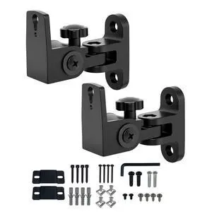 Speaker Wall Mount, Swivel and Tilt, Holds Up to 30lbs, 2 Packs Speaker Wall Mount, Swivel and Tilt, Holds Up to 30lbs, 2 Packs