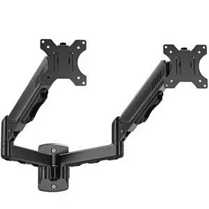 Dual Monitor Wall Mount for 2 Max 32 Inch Computer Screen, Fully Adjustable Double Monitor Arm, Wall Mounted Monitor Holder Support 4.4-19.8lbs Display, VESA Bracket 75x75, 100x100 Dual Monitor Wall Mount for 2 Max 32 Inch Computer Screen, Fully Adjustable Double Monitor Arm, Wall Mounted Monitor Holder Support 4.4-19.8lbs Display, VESA Bracket 75x75, 100x100