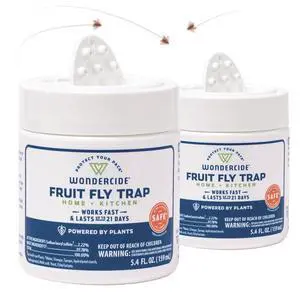 Fruit Fly Traps for Indoors - 5.4 oz, 2 Pack Fruit Fly Traps for Indoors - 5.4 oz, 2 Pack
