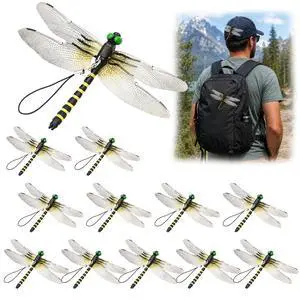 12Pack Dragonfly ClipsRealistic Fake Dragonflies for GardenOutdoor Hiking 12Pack Dragonfly ClipsRealistic Fake Dragonflies for GardenOutdoor Hiking
