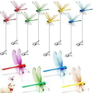 Dragon Fly Clips for Bugs Repellent, Dragonfly Clip Bug Repellent, Dragonfly Clips to Keep Bugs Away for Garden Stakes Decor Yard Ornaments for Hat & Horse, Fly Scare Devices for Garden Patio Plants Dragon Fly Clips for Bugs Repellent, Dragonfly Clip Bug Repellent, Dragonfly Clips to Keep Bugs Away for Garden Stakes Decor Yard Ornaments for Hat & Horse, Fly Scare Devices for Garden Patio Plants