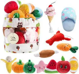 Dog Squeaky Toys, Plush Small Dog Toys for Dogs, Stuffed with Squeakers,12 pcs Puppy Toys with a Carrying Bag for Small Medium Size Dog Squeaky Toys, Plush Small Dog Toys for Dogs, Stuffed with Squeakers,12 pcs Puppy Toys with a Carrying Bag for Small Medium Size