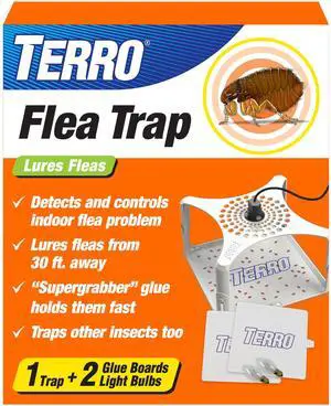 Indoor Electric Flea Trap and Killer, Refillable Plug in Bug Trap Indoor Electric Flea Trap and Killer, Refillable Plug in Bug Trap