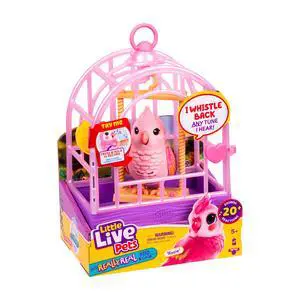 My Really Real Talking Bird Toy & Cage - Rosie, Interactive Voice Repeating Toy, 20+ Sounds & Reactions, Talking Toys for Kids 5-7 My Really Real Talking Bird Toy & Cage - Rosie, Interactive Voice Repeating Toy, 20+ Sounds & Reactions, Talking Toys for Kids 5-7