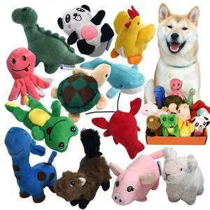Squeaky Plush Dog Toy Pack for Puppy, Small Stuffed Puppy Chew Toys 12 Dog Toys Bulk with Squeakers, Cute Soft Pet Toy for Small Medium Size Dogs Squeaky Plush Dog Toy Pack for Puppy, Small Stuffed Puppy Chew Toys 12 Dog Toys Bulk with Squeakers, Cute Soft Pet Toy for Small Medium Size Dogs