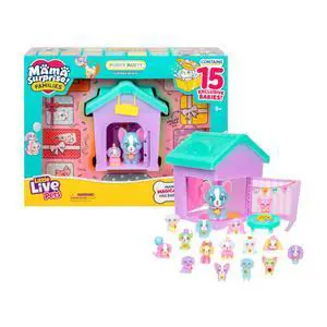 Puppy House Playset, 15 Mini Collectible Puppies Puppy House Playset, 15 Mini Collectible Puppies