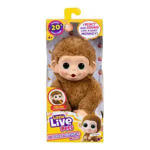 Baby Monkey Minis Pepi Peach, Interactive Pet Baby Monkey Minis Pepi Peach, Interactive Pet