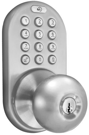 DKK-02SN Indoor Electronic Touchpad Keyless Entry Door Lock, Satin Nickel DKK-02SN Indoor Electronic Touchpad Keyless Entry Door Lock, Satin Nickel