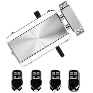 Electronic Intelligent Door Lock Kit, Smart Wireless Anti-Theft Home Security Keyless Deadbolt Access Control System for Home Hotel Apartment (Silver) Electronic Intelligent Door Lock Kit, Smart Wireless Anti-Theft Home Security Keyless Deadbolt Access Control System for Home Hotel Apartment (Silver)