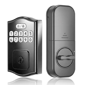 Keyless Entry Door Lock, Smart Deadbolt with Keypad, Electronic Deadbolt with 200 User Codes & 6 Backup Keys, Auto-Lock Smart Door Lock for Front Door, Easy DIY Installation Keyless Entry Door Lock, Smart Deadbolt with Keypad, Electronic Deadbolt with 200 User Codes & 6 Backup Keys, Auto-Lock Smart Door Lock for Front Door, Easy DIY Installation