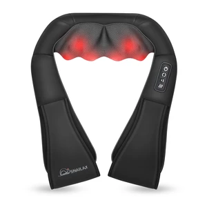 Shiatsu Neck & Shoulder Massager with Heat, Deep Tissue Back Massager | FSA eligible item, 8 Rotating Kneading Nodes, Shoulder Cape, Soothing Heat, Thicker Premium PU Leather Gift for Her He Shiatsu Neck & Shoulder Massager with Heat, Deep Tissue Back Massager | FSA eligible item, 8 Rotating Kneading Nodes, Shoulder Cape, Soothing Heat, Thicker Premium PU Leather Gift for Her He