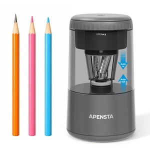 Electric Pencil Sharpener, Auto in & Out, Rechargeable | Adjustable Tip, Auto Stop, Fits 7-8mm Pencils, Helical Blade, Easy Cleaning, For Colored Pencils Electric Pencil Sharpener, Auto in & Out, Rechargeable | Adjustable Tip, Auto Stop, Fits 7-8mm Pencils, Helical Blade, Easy Cleaning, For Colored Pencils
