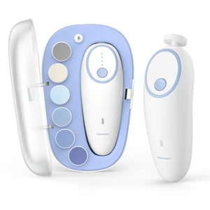 Baby Nail File Electric, Gentle Night Light Baby Nail Trimmer | Lowest 3500 RPM Safe Baby Nail File,7 Grinding Pads Replacement, Suitable for Whole Family,Newborn Essentials Must-haves,Blue Baby Nail File Electric, Gentle Night Light Baby Nail Trimmer | Lowest 3500 RPM Safe Baby Nail File,7 Grinding Pads Replacement, Suitable for Whole Family,Newborn Essentials Must-haves,Blue