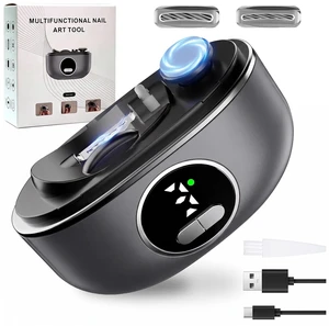 Electric Nail Clipper for Seniors, Automatic Nail Trimmer | Dual-Blade 3-in-1 Rechargeable Electric Nail Cutter with Quiet 3-Speed, LED Light & Built-in Debris Storage Electric Nail Clipper for Seniors, Automatic Nail Trimmer | Dual-Blade 3-in-1 Rechargeable Electric Nail Cutter with Quiet 3-Speed, LED Light & Built-in Debris Storage
