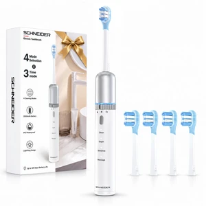 Sonic Electric Toothbrush for Adults, 42,000 VPM, 4 Modes | 4 Brush Heads, Smart Timer, Rechargeable, IPX7 Waterproof, Type-C Charging, Long Battery Life for Home, Travel & School Sonic Electric Toothbrush for Adults, 42,000 VPM, 4 Modes | 4 Brush Heads, Smart Timer, Rechargeable, IPX7 Waterproof, Type-C Charging, Long Battery Life for Home, Travel & School