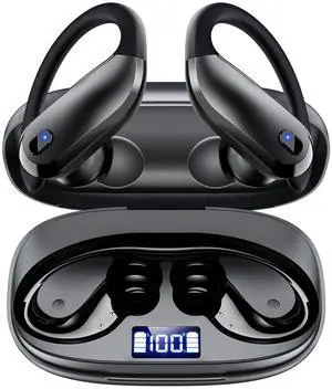 Wireless Earbuds,Bluetooth 5.4 Ear buds,Sport Headphones with Earhooks Wireless Earbuds,Bluetooth 5.4 Ear buds,Sport Headphones with Earhooks