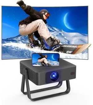 N5 Essential Mini Projector with WiFi and Bluetooth, Native 720P, 360° Rotation, Ultra Thin Portable, 1080P & 4K Support - 5000 ISO Lumens, 330 ANSI, Mini Projector with Adjustable Stand N5 Essential Mini Projector with WiFi and Bluetooth, Native 720P, 360° Rotation, Ultra Thin Portable, 1080P & 4K Support - 5000 ISO Lumens, 330 ANSI, Mini Projector with Adjustable Stand