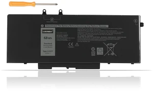 3HWPP Laptop Battery for Dell Latitude 5410 5501 5401 5411 5511 Precision 3541 3551, Inspiron 17 7500 7506 2-in-1 New Replacement Battery for 03HWPP 10X1J N2NLL 1VY7F 451-BCMN 68Wh 15.2V/4250mAh 3HWPP Laptop Battery for Dell Latitude 5410 5501 5401 5411 5511 Precision 3541 3551, Inspiron 17 7500 7506 2-in-1 New Replacement Battery for 03HWPP 10X1J N2NLL 1VY7F 451-BCMN 68Wh 15.2V/4250mAh
