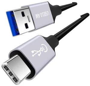 1FT USB 3.1 10Gbps Type C Male to USB 3.0 Type A Male Cable, 3A Fast Charging Data Sync Cord for Laptop Phone External Disk 1FT USB 3.1 10Gbps Type C Male to USB 3.0 Type A Male Cable, 3A Fast Charging Data Sync Cord for Laptop Phone External Disk
