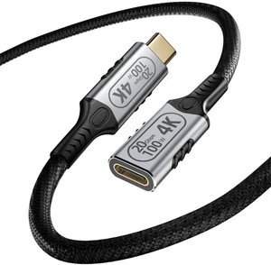 2ft Short USB C Extension Cable, 100W PD Charging USB-C 3.2 Extension Cord, 20Gbps High Speed Data / 4K Video USB-C Female to Male Cable Compatible with Thunderbolt 4/3 2ft Short USB C Extension Cable, 100W PD Charging USB-C 3.2 Extension Cord, 20Gbps High Speed Data / 4K Video USB-C Female to Male Cable Compatible with Thunderbolt 4/3