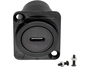 D-Type Panel Mount Coupler USB C to USB A Female Panel Fixed Pass Through Module Converter USB 3.0 to Type C Data Transmission Adapter for Audio Video Network Industrial Equipment D-Type Panel Mount Coupler USB C to USB A Female Panel Fixed Pass Through Module Converter USB 3.0 to Type C Data Transmission Adapter for Audio Video Network Industrial Equipment