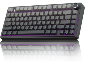 AULA F75 Pro Wireless Mechanical Keyboard,75% Gasket Hot Swappable Custom Keyboard,RGB Backlit,Pre-lubed Reaper Switches,Side Printed PBT Keycaps,2.4GHz/USB-C/BT5.0 Mechanical Gaming Keyboard AULA F75 Pro Wireless Mechanical Keyboard,75% Gasket Hot Swappable Custom Keyboard,RGB Backlit,Pre-lubed Reaper Switches,Side Printed PBT Keycaps,2.4GHz/USB-C/BT5.0 Mechanical Gaming Keyboard