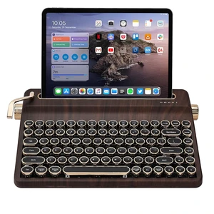 QL75 Wireless Typewriter Hot Swap Retro Mechanical Keyboard,Punk Round Keycaps,RGB Backlit QMK/VIA P QL75 Wireless Typewriter Hot Swap Retro Mechanical Keyboard,Punk Round Keycaps,RGB Backlit QMK/VIA P