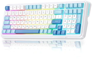 MCHOSE K99 98% Wireless Mechanical Keyboard, Tri-Mode Connection, Compact Gaming Keyboard with Six-Layer Padding Gasket, RGB Backlit,Hot Swappable Custom Keyboard for Mac/PC MCHOSE K99 98% Wireless Mechanical Keyboard, Tri-Mode Connection, Compact Gaming Keyboard with Six-Layer Padding Gasket, RGB Backlit,Hot Swappable Custom Keyboard for Mac/PC