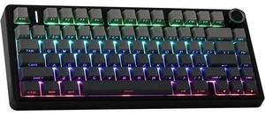 Aula F75 Gasket Mechanical Keyboard, 75% Wireless Hot Swappable Gaming Keyboard with Five-Layer Padding&Knob, Bluetooth/2.4GHz/USB-C, RGB (Black Gradient, LEOBOG Reaper Switch) Aula F75 Gasket Mechanical Keyboard, 75% Wireless Hot Swappable Gaming Keyboard with Five-Layer Padding&Knob, Bluetooth/2.4GHz/USB-C, RGB (Black Gradient, LEOBOG Reaper Switch)