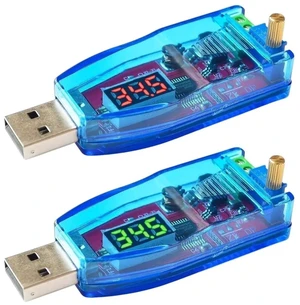 USB DC-DC Boost Buck Converter Module with Case, 5V Input Adjustable Step Up Down Power Supply, Output 1.0V-24V Support 3.3V 9V 12V 24V USB DC-DC Boost Buck Converter Module with Case, 5V Input Adjustable Step Up Down Power Supply, Output 1.0V-24V Support 3.3V 9V 12V 24V