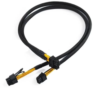 50cm Server 10Pin to Dual 6+2Pin PCIe Power Cable, 10 Pin to 8Pin GPU Power Adapter Cord Compatible with HP DL380 G8 G9 Server 50cm Server 10Pin to Dual 6+2Pin PCIe Power Cable, 10 Pin to 8Pin GPU Power Adapter Cord Compatible with HP DL380 G8 G9 Server
