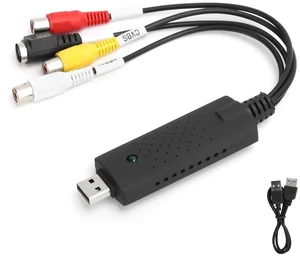 USB 2.0 Audio Video Capture Card Adapter, AV Composite & SVideo Video Collection Card, Compatible with XP/Vista/7/8/10/Linux Operating Systems USB 2.0 Audio Video Capture Card Adapter, AV Composite & SVideo Video Collection Card, Compatible with XP/Vista/7/8/10/Linux Operating Systems