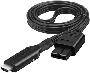 N64 to HDMI Converter Adapter, 1080P/720P HD Audio Video Output HDMI Link Cable, Plug and Play Compatible with N64 Game Console N64 to HDMI Converter Adapter, 1080P/720P HD Audio Video Output HDMI Link Cable, Plug and Play Compatible with N64 Game Console