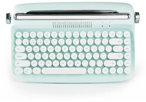 ACTTO B303 Wireless Typewriter Keyboard, Bluetooth Connection, Cute Retro Aesthetic Design with Inte ACTTO B303 Wireless Typewriter Keyboard, Bluetooth Connection, Cute Retro Aesthetic Design with Inte