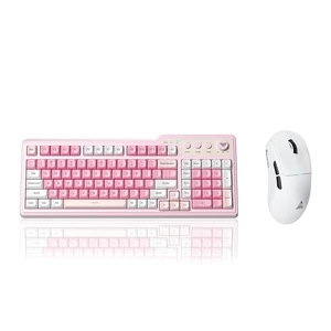 Aula F3099 Wireless Keyboard with Media Knob RGB Backlit Gaming Keyboard + SOLAKAKA SM850 - Wireless Aula F3099 Wireless Keyboard with Media Knob RGB Backlit Gaming Keyboard + SOLAKAKA SM850 - Wireless