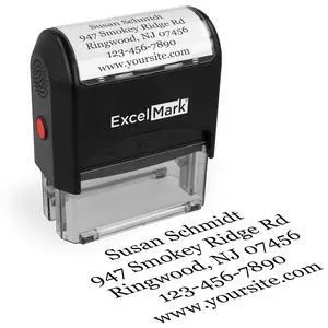Custom Stamp Clear & Crisp Impressions Personalized Self-Inking Rubber Stamp Use for Address Stamp and More (Large) Custom Stamp Clear & Crisp Impressions Personalized Self-Inking Rubber Stamp Use for Address Stamp and More (Large)