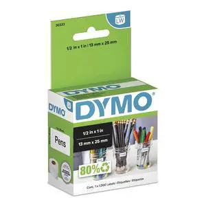 Authentic LW Extra-Small Multi-Purpose Labels Labels for LabelWriter Printers White 1/2" x 1" 1 Roll of 1000, Pack of 10 Authentic LW Extra-Small Multi-Purpose Labels Labels for LabelWriter Printers White 1/2" x 1" 1 Roll of 1000, Pack of 10