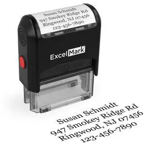 Custom Stamp Clear & Crisp Impressions Personalized Self-Inking Rubber Stamp Use for Address Stamp and More (Medium) Custom Stamp Clear & Crisp Impressions Personalized Self-Inking Rubber Stamp Use for Address Stamp and More (Medium)