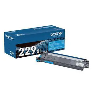 Genuine TN229XLC Cyan High Yield Printer Toner Cartridge - Print up to 2,300 Pages(1) | Genuine TN229 toner with smudge-free performance for reports, presentations and proposals Genuine TN229XLC Cyan High Yield Printer Toner Cartridge - Print up to 2,300 Pages(1) | Genuine TN229 toner with smudge-free performance for reports, presentations and proposals