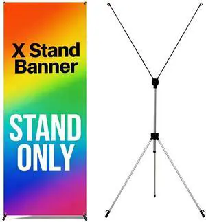 Premium X Banner Stand Display Adjustable Sizing from 24"x72" with Carrying Bag (STAND ONLY) (6 PACK) Premium X Banner Stand Display Adjustable Sizing from 24"x72" with Carrying Bag (STAND ONLY) (6 PACK)