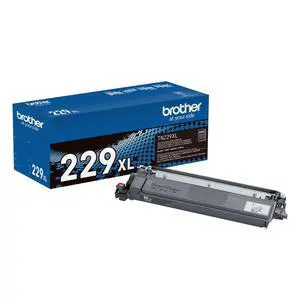 Genuine TN229XLBK Black High Yield Printer Toner Cartridge - Print up to 3,000 Pages(1) | High-yield document printing with 3,000 page capacity and laser precision Genuine TN229XLBK Black High Yield Printer Toner Cartridge - Print up to 3,000 Pages(1) | High-yield document printing with 3,000 page capacity and laser precision