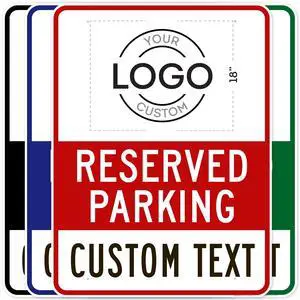 Custom No Parking Sign, Custom Reserved Parking Signs for Business, 36x48 Inches, Rust Free DiBound, Fade Resistant, Made in USA by Custom No Parking Sign, Custom Reserved Parking Signs for Business, 36x48 Inches, Rust Free DiBound, Fade Resistant, Made in USA by