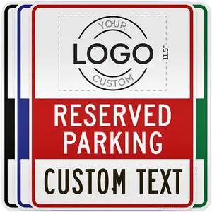 Custom No Parking Sign, Custom Reserved Parking Signs for Business, 24x30 Inches, 3M EGP Reflective, Rust Free.080 Aluminum, Fade Resistant, Made in USA by (Post Holes) Custom No Parking Sign, Custom Reserved Parking Signs for Business, 24x30 Inches, 3M EGP Reflective, Rust Free.080 Aluminum, Fade Resistant, Made in USA by (Post Holes)